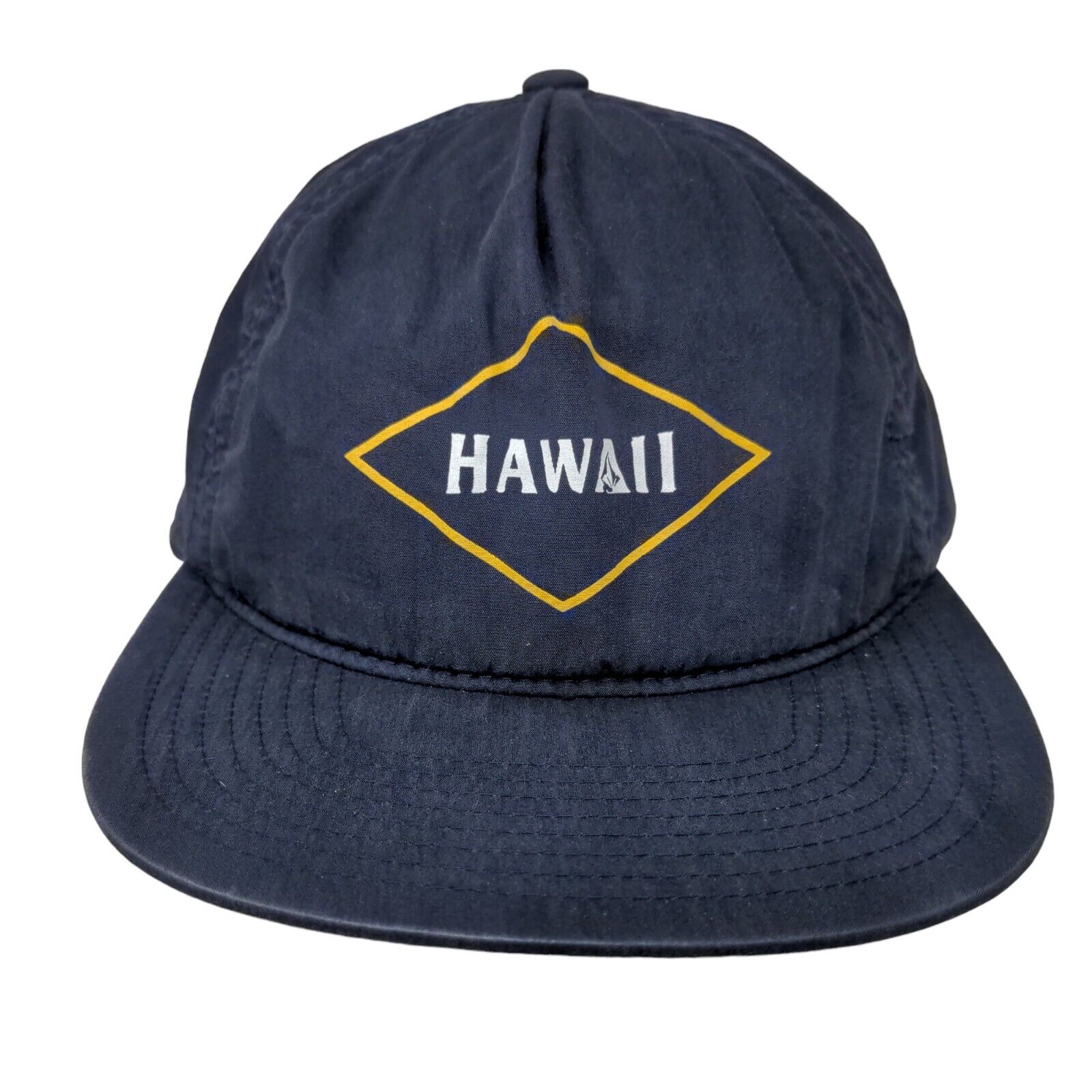 Hawaii Volcom Slideback Hat Blue One Size Adjustable Outdoor 6 Panel